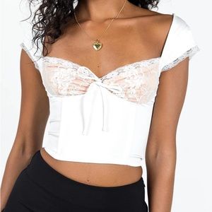 Princess Polly White Corset Top! 🤍🤍